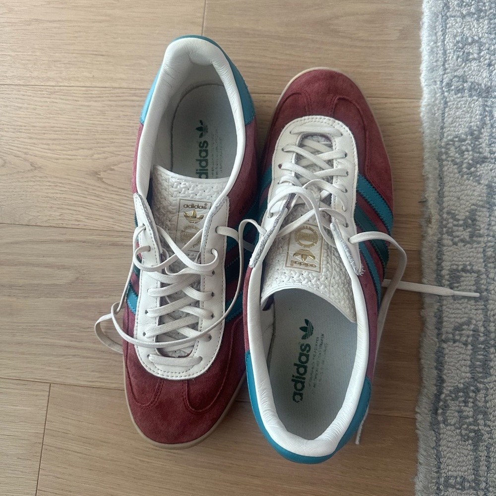 Adidas Red and Blue Sneakers
